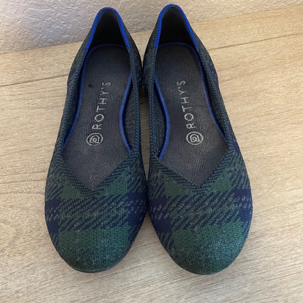 Rothy’s 7.5 plaid